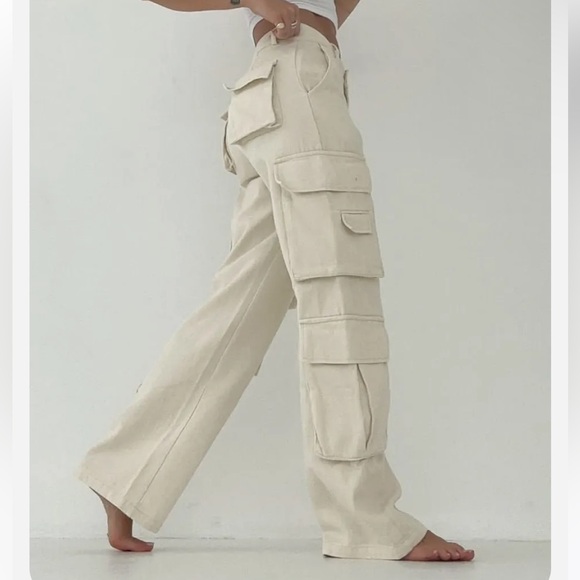 NWT Rumours union cargo pant sand size large - Picture 1 of 9